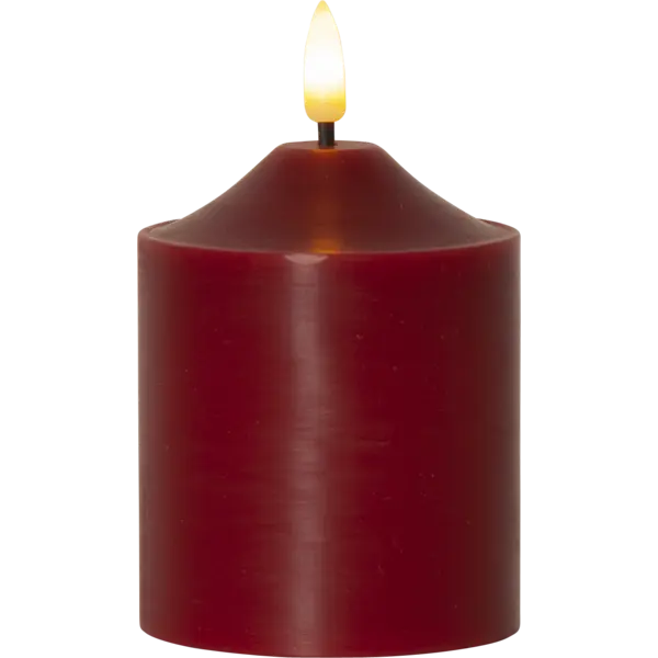 Blockljus LED Röd 7,5x12 cm