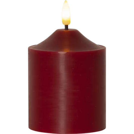 Blockljus LED Röd 7,5x12 cm