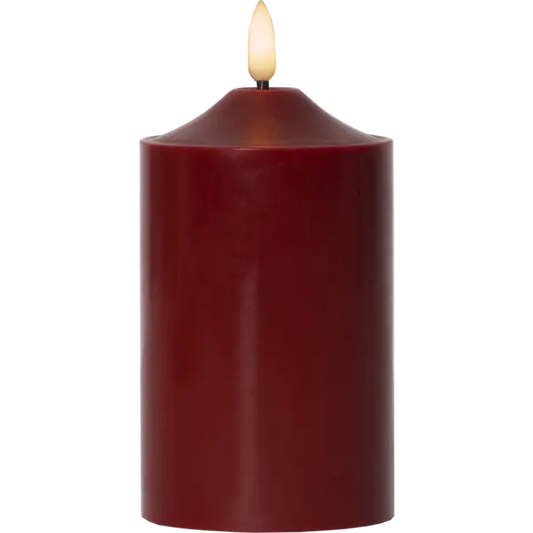 Blockljus LED Röd 7,5x15 cm