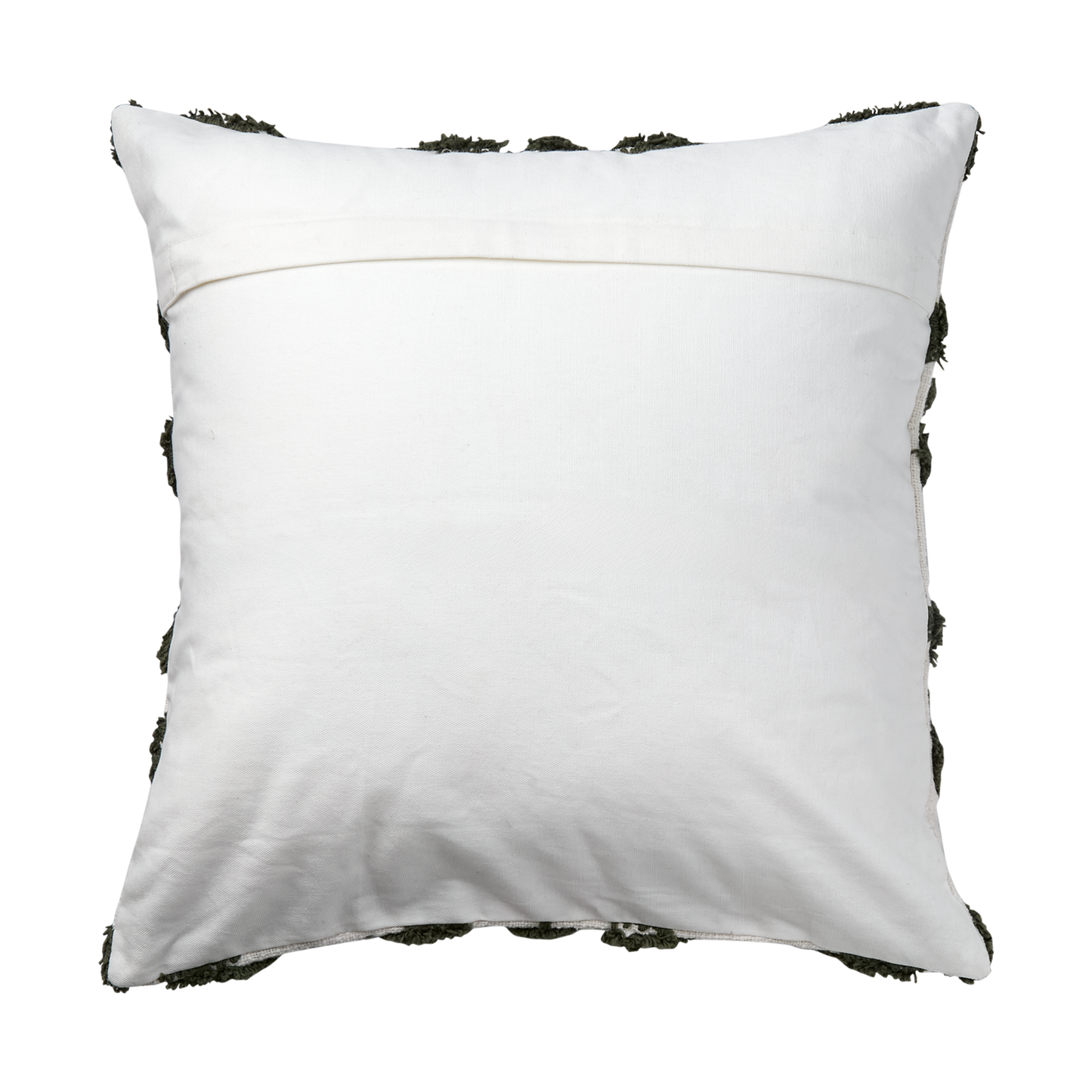 Kuddfodral FLORIAN Grön/elfenben med innerkudde - Affari of Sweden