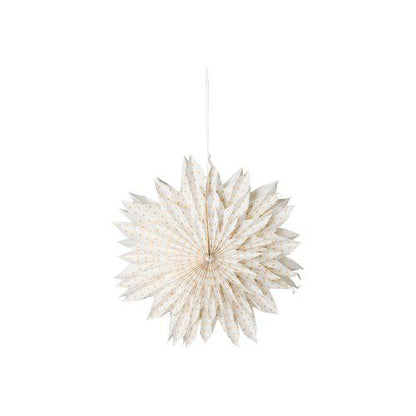 Stjärna DOT 50 cm vit/beige - Wikholm Form