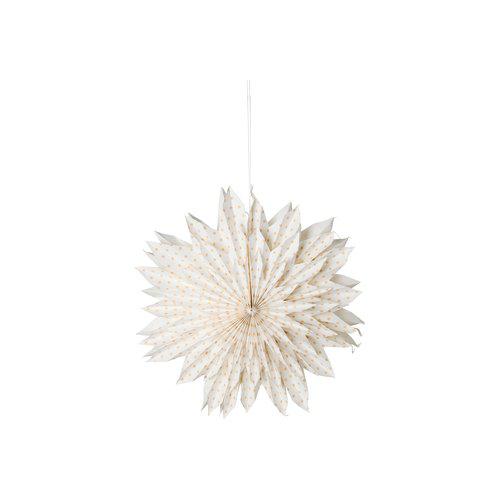 Stjärna DOT 50 cm vit/beige - Wikholm Form