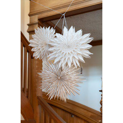 Stjärna DOT 50 cm vit/beige - Wikholm Form